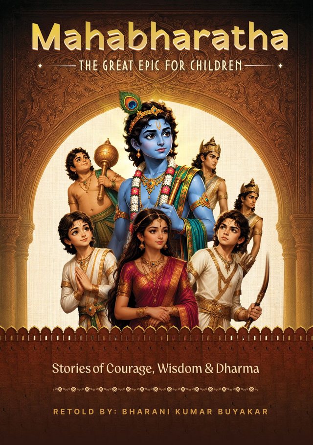 Cover of Mahabharatha: The Great Epic for Children